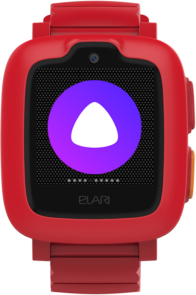 Детские часы Elari Kidphone 3G с голосовым помощником Red 0200-1795 - фото 3