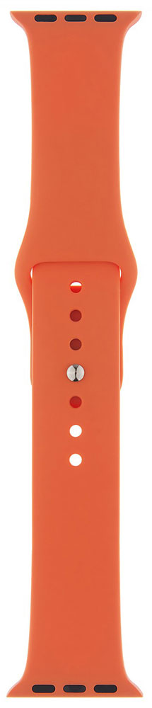 Ремешок для умных часов InterStep Sport Apple Watch 38/40мм силиконовый Orange 0400-1734 Sport Apple Watch 38/40мм силиконовый Orange - фото 6