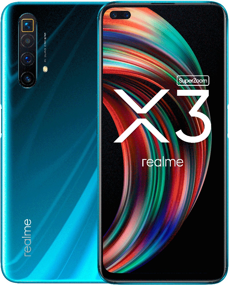 

Смартфон Realme, X3 Superzoom 12/256Gb Glacier Blue