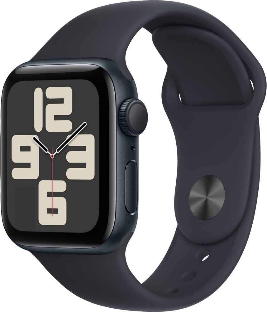 Часы Apple Watch SE 2022 GPS 40мм корпус из алюминия Темная ночь + ремешок Sport Band Темная ночь (new)