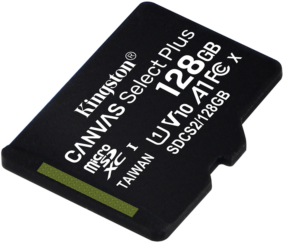 Карта памяти MicroSDXC Kingston Canvas Select Plus 128GB Class 10 A1 Черная 0305-1511 - фото 3