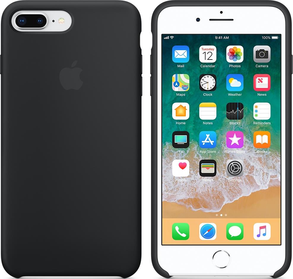 Клип-кейс Apple iPhone 8 Plus/ 7 Plus силиконовый Black 0313-6229 iPhone 8 Plus/ 7 Plus силиконовый Black iPhone 7 Plus, iPhone 8 Plus - фото 3