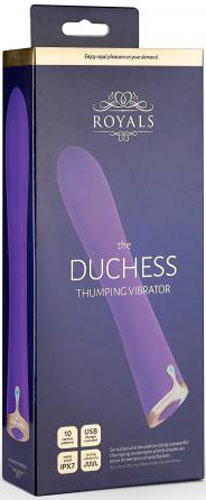 Вибратор EDC Royals -The Dutchess Thumping Vibrator Фиолетовый (ROY-03-PUR) 7000-1332 Royals -The Dutchess Thumping Vibrator Фиолетовый (ROY-03-PUR) - фото 7