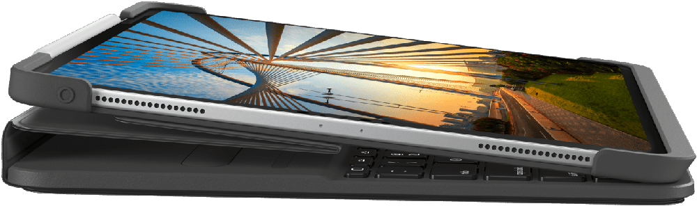 Чехол-клавиатура Logitech Slim Folio Pro for iPad Pro 12.9-inch Graphite 0406-1564 - фото 4