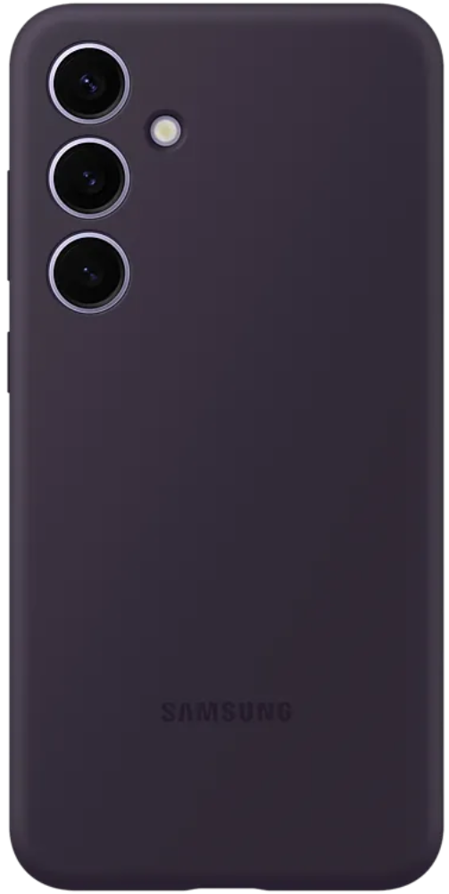 Чехол-накладка Samsung Silicone Case Galaxy S24+ Тёмно-фиолетовый (EF-PS926TEEGRU)