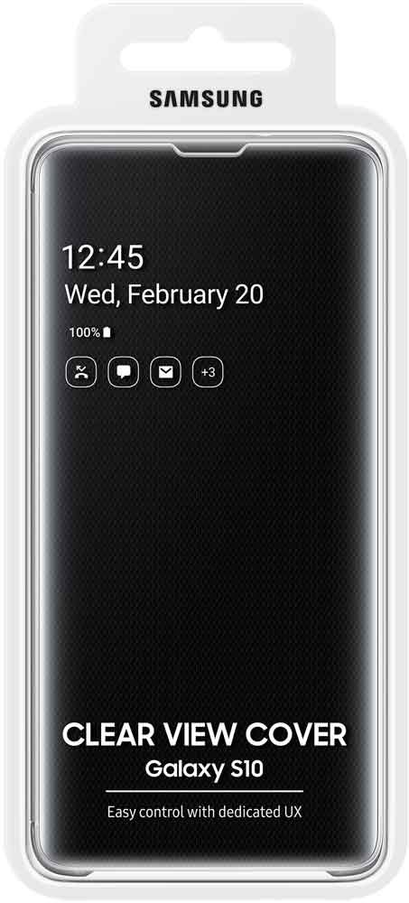 Чехол-книжка Samsung Galaxy S10 EF-ZG973C Black 0313-7767 EF-ZG973CBEGRU - фото 5