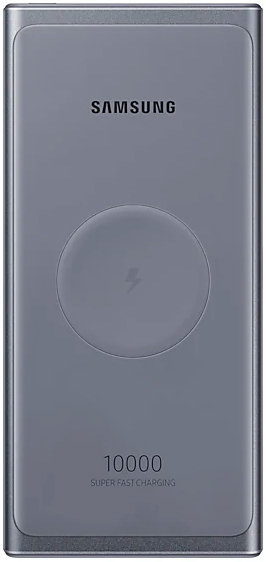 Внешний аккумулятор Samsung 10000mAh с беспроводной зарядкой Dark Grey (EB-U3300XJRGRU)