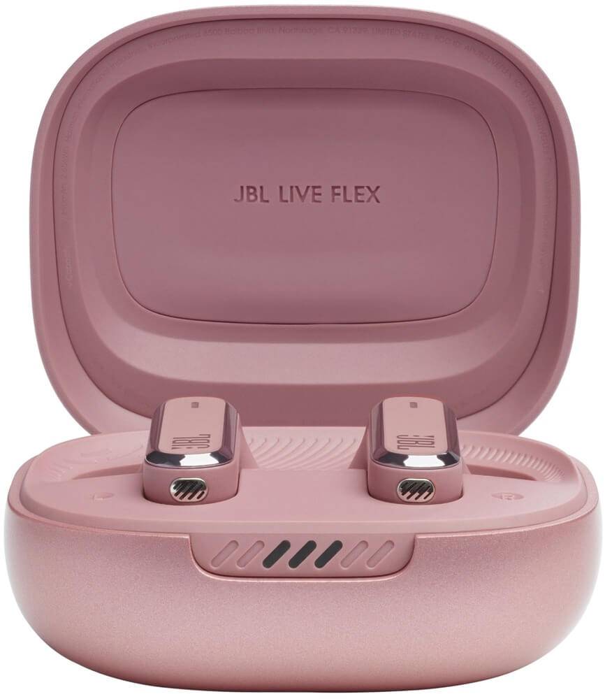 Беспроводные наушники с микрофоном JBL Live Flex Розовые 3100-1517 - фото 2