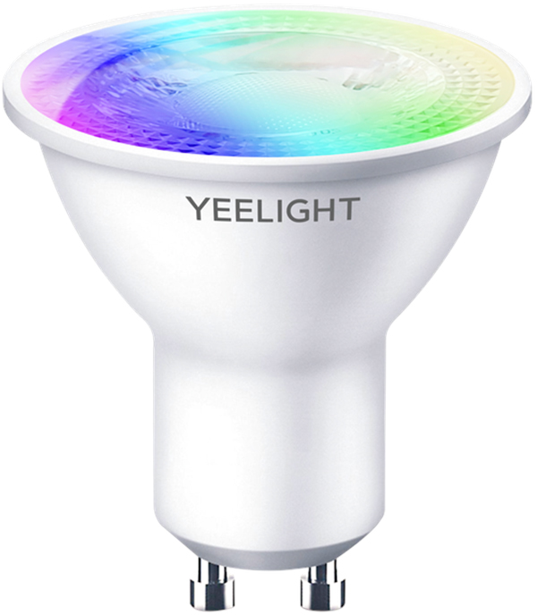 Умная лампочка Yeelight GU10 Smart Bulb Multicolor цветная (YLDP004-A) умная лампочка yeelight smart led bulb w3 multiple color yldp005