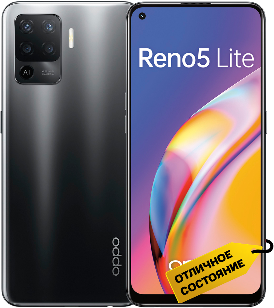 

Смартфон OPPO, Reno5 Lite 8/128Gb Черный «Отличное состояние»