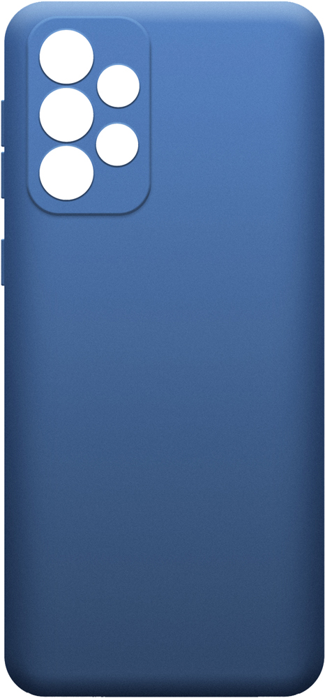 Чехол-накладка Borasco Samsung Galaxy A33 Microfiber Синий гидрогелевая пленка oppo a33 оппо a33 на дисплей и заднюю крышку