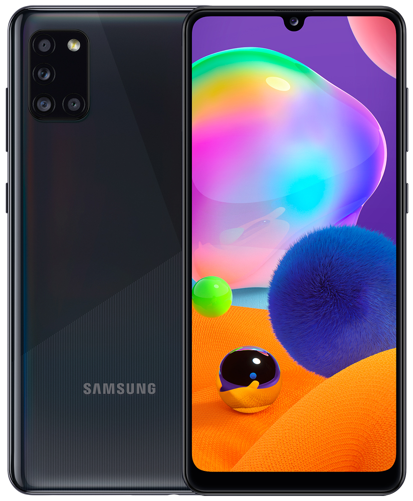 Смартфон Samsung A315 Galaxy A31 4/64Gb Black 0101-7147 SM-A315FZKUSER A315 Galaxy A31 4/64Gb Black - фото 1