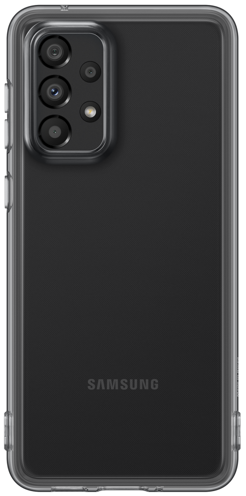 Клип-кейс Samsung Galaxy A33 Soft Clear Cover Black клип кейс samsung galaxy a12 soft clear cover black ef qa125tbegru