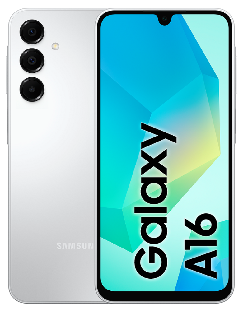 

Смартфон Samsung, Galaxy A16 4/128 Гб LTE Dual sim Серебристый «Как новый»