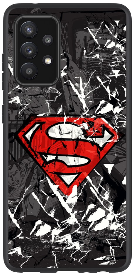 Клип-кейс Deppa Samsung Galaxy A52 DC Comics Superman 04 logo клип кейс deppa samsung galaxy a9 2018 tpu прозрачный