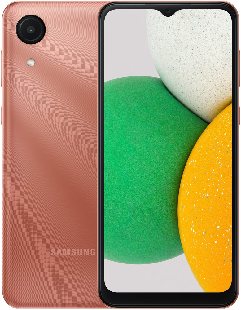 Смартфон Samsung Galaxy A03 Core 2/32Gb Медный (SM-A032) 0101-8889 Galaxy A03 Core 2/32Gb Медный (SM-A032) - фото 1