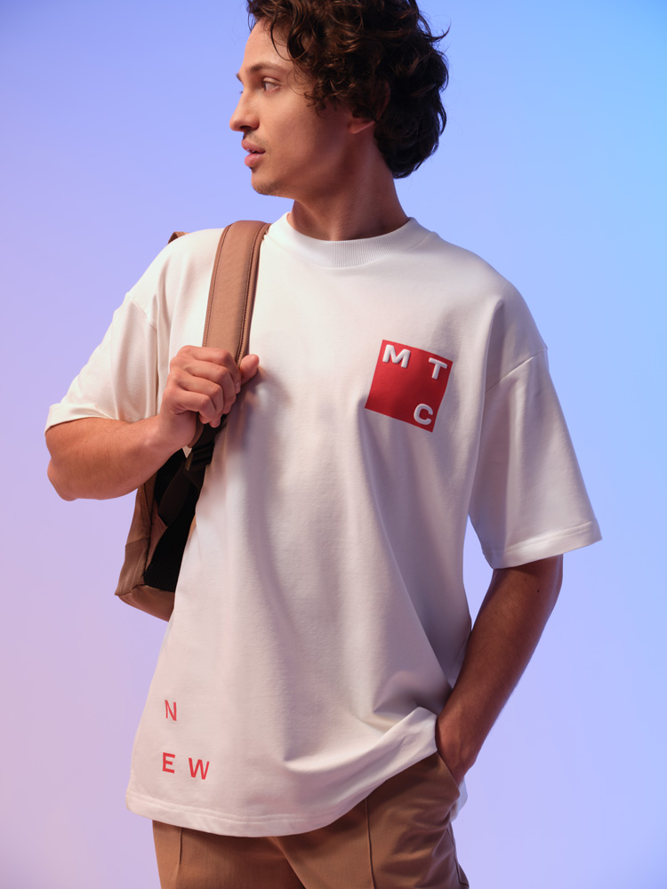 Футболка МТС футболка с короткими рукавами и принтом на спине для детей jack
