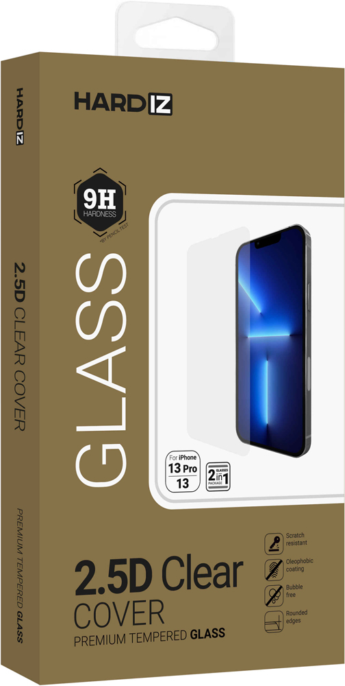 Стекло защитное Hardiz стекло blueo 2 5d clear full cover 0 33 мм для iphone 13 pro max