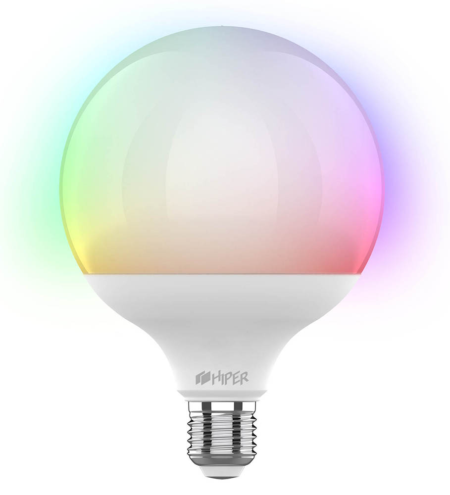Умная лампочка HIPER Smart LED bulb IoT LED R2 RGB WiFi Е27 Цветная