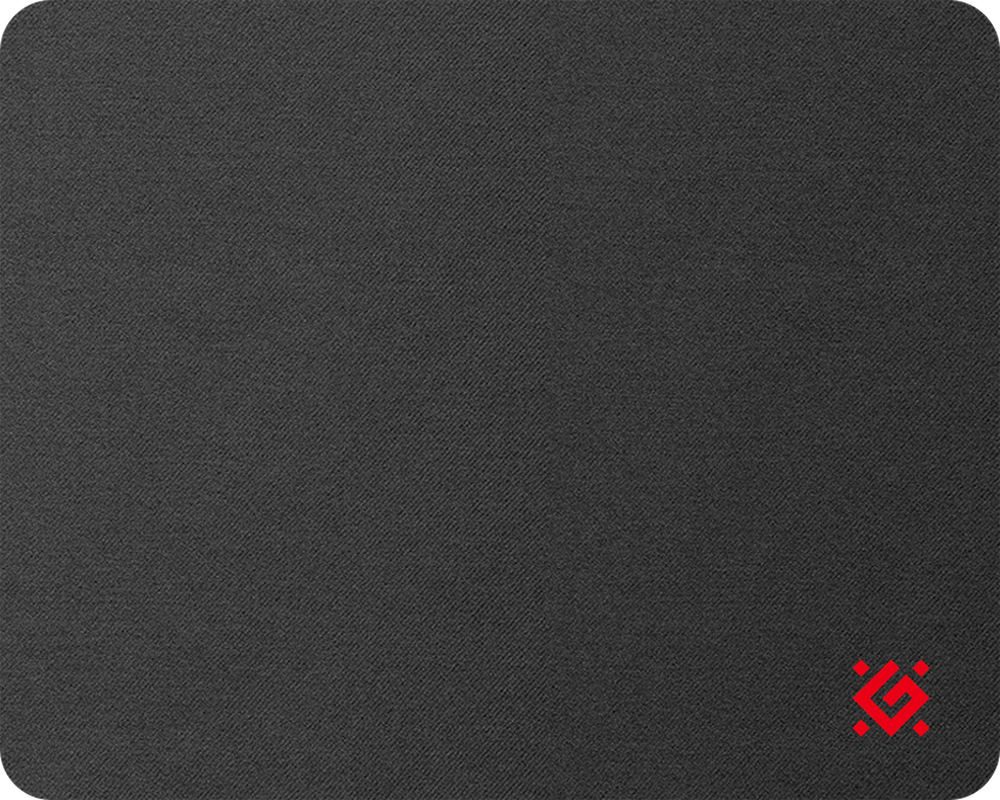 Коврик Defender игровой 250x200x3мм ткань+резина Черный