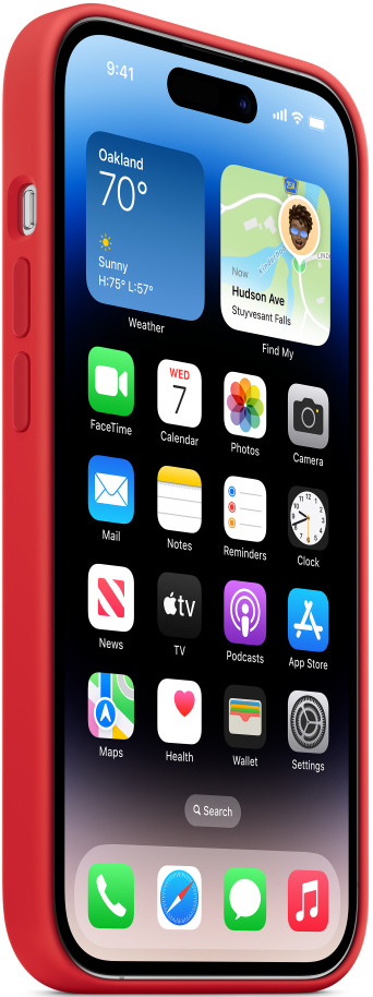 Чехол-накладка Apple iPhone 14 Pro Silicone Case with MagSafe Красный 0319-0739 - фото 6
