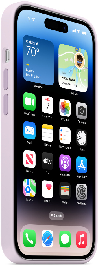 Чехол-накладка Apple iPhone 14 Pro Silicone Case with MagSafe Лиловый 0319-0736 - фото 6