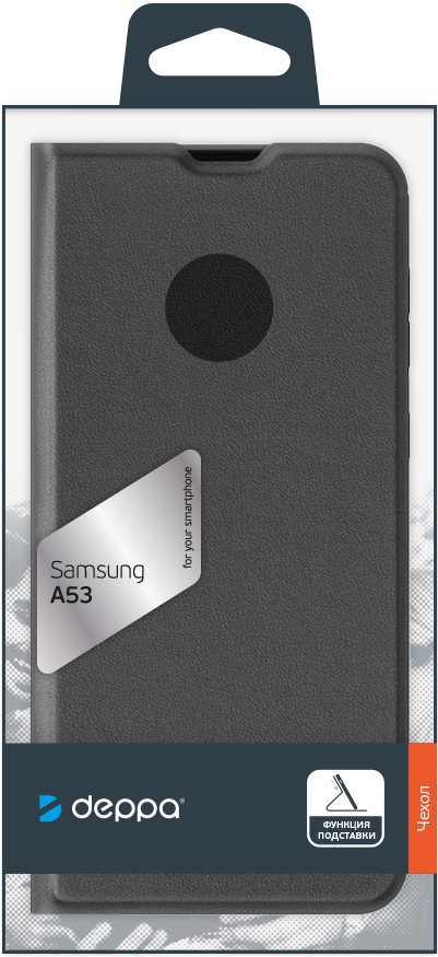 Чехол-книжка Deppa Samsung Galaxy A53 Basic Черный 0319-0132 - фото 4