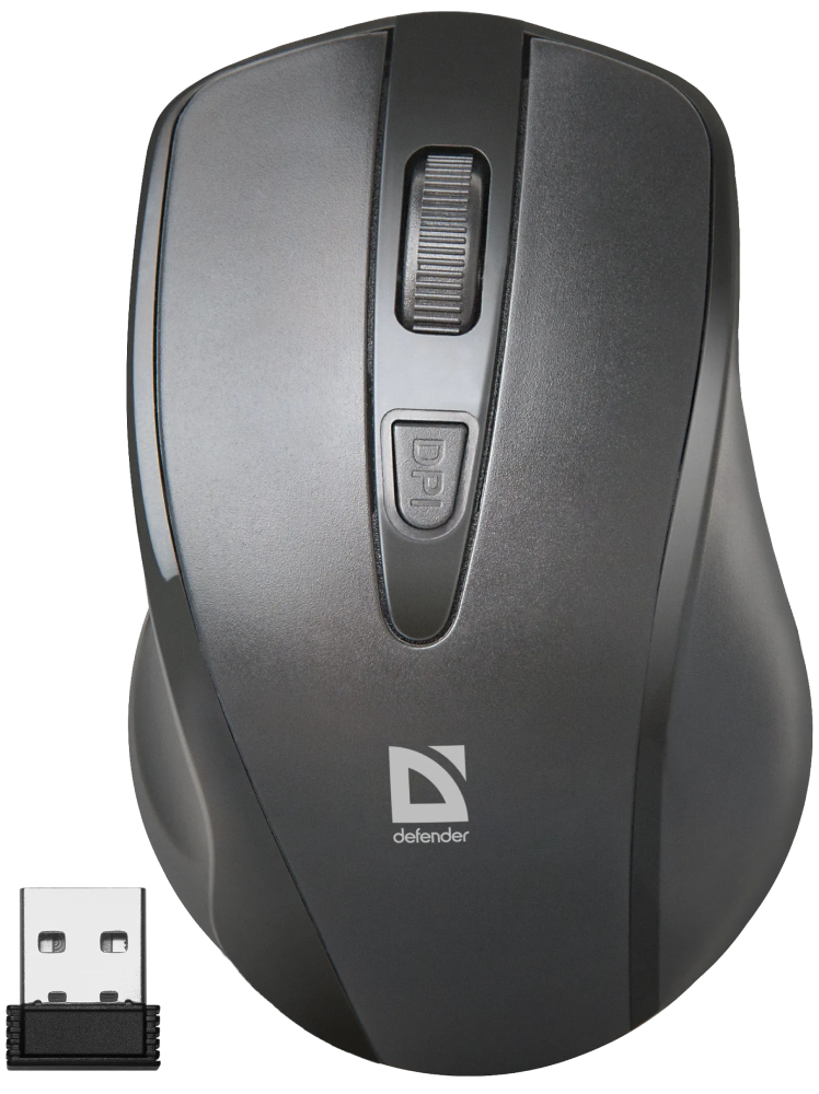 

Мышь беспроводная Defender, Datum MM-265 Черная