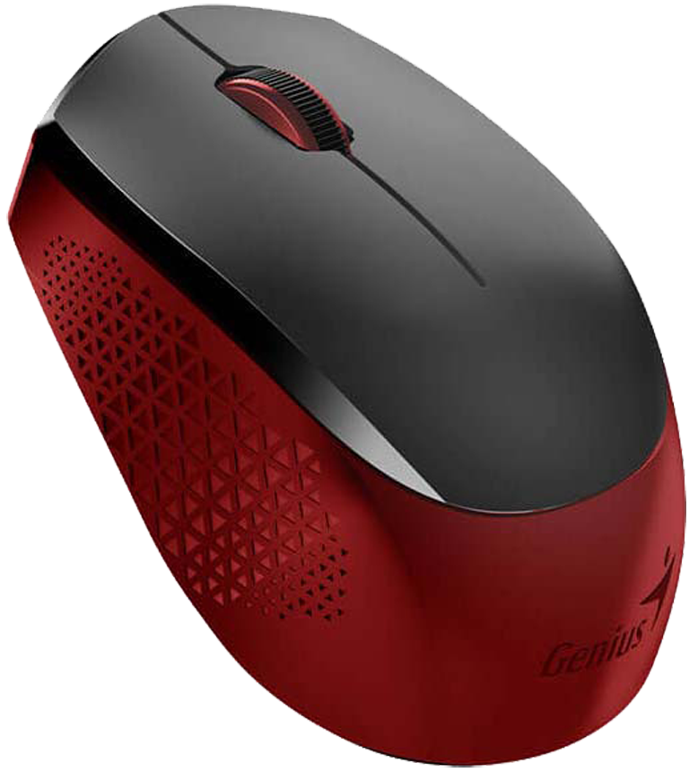 

Мышь беспроводная Genius, NX-8000S бесшумная Красная/Черный