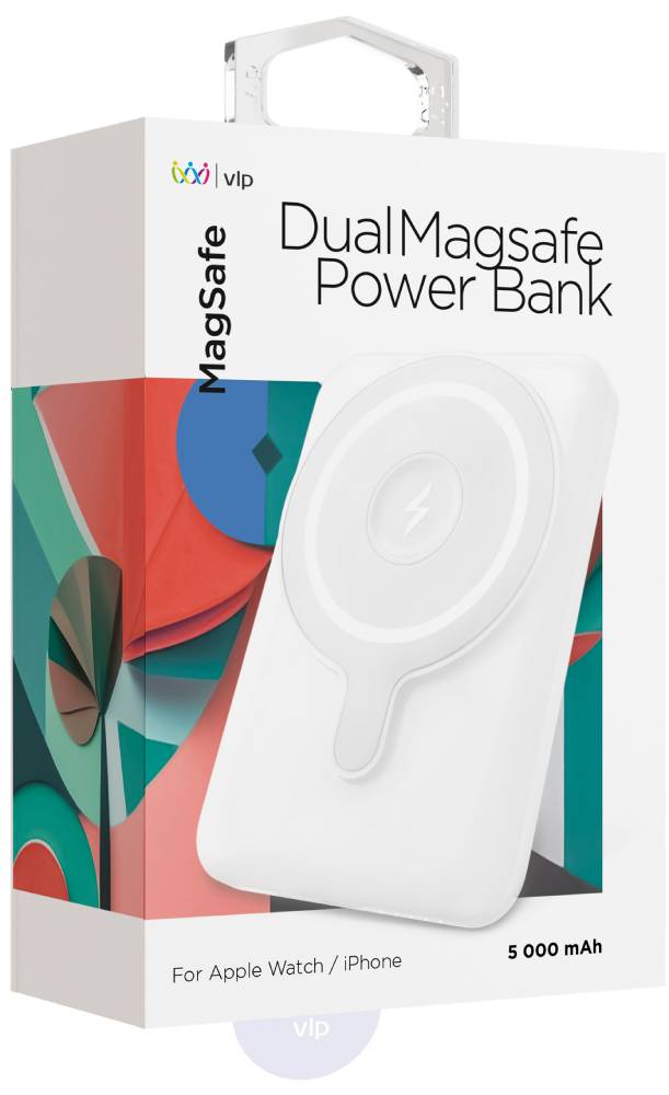 Внешний аккумулятор VLP Dual Magsafe 5000 mAh 3A USB-C Белый 0301-0787 - фото 3