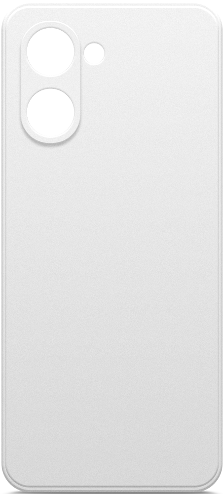 Чехол-накладка Borasco Realme C33 Microfiber Белый чехол mypads fiat фиат мужской для realme gt neo3t задняя панель накладка бампер