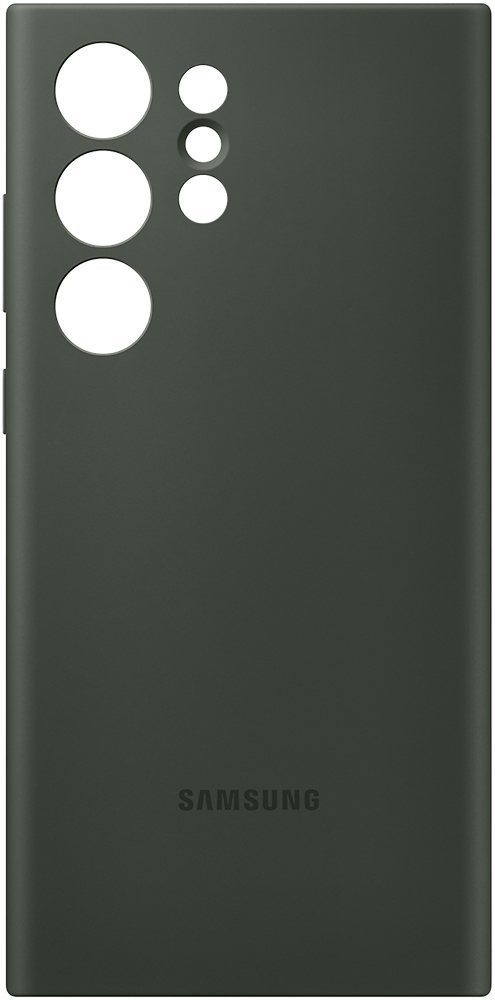 Чехол-накладка Samsung Galaxy S23 Ultra Silicone Case Хаки (EF-PS918TGEGRU) 0319-0930 Galaxy S23 Ultra Silicone Case Хаки (EF-PS918TGEGRU) - фото 1