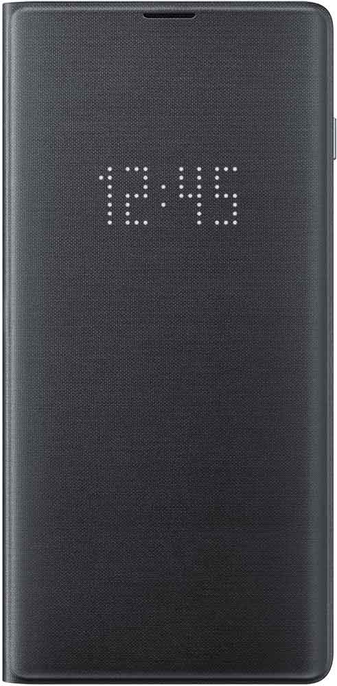 

Чехол-книжка Samsung, Galaxy S10 Plus EF-NG975P LED View Black
