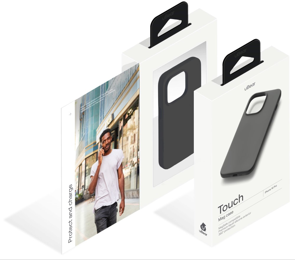 Чехол-накладка uBear Touch Mag Case для iPhone 14 Pro MagSafe Черный (CS201BL61PTH-I22M) 0319-0610 Touch Mag Case для iPhone 14 Pro MagSafe Черный (CS201BL61PTH-I22M) - фото 9