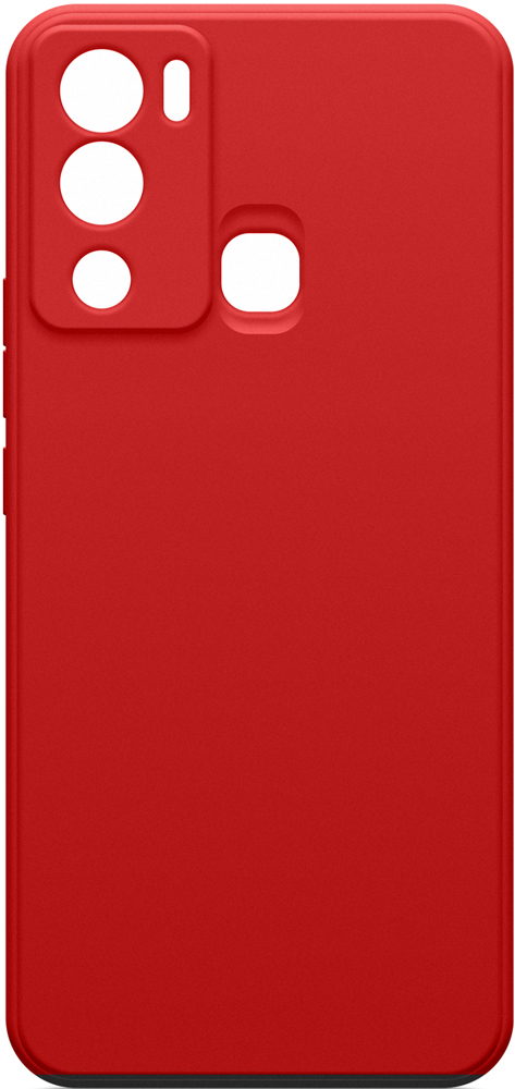 

Чехол-накладка Borasco, Infinix Hot 12i Microfiber Красный