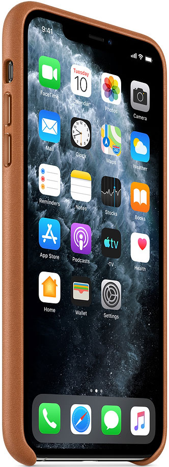 Клип-кейс Apple iPhone 11 Pro Max MX0D2ZM/A кожаный Золотисто-коричневый 0313-8198 MX0D2ZM/A iPhone 11 Pro Max MX0D2ZM/A кожаный Золотисто-коричневый - фото 3