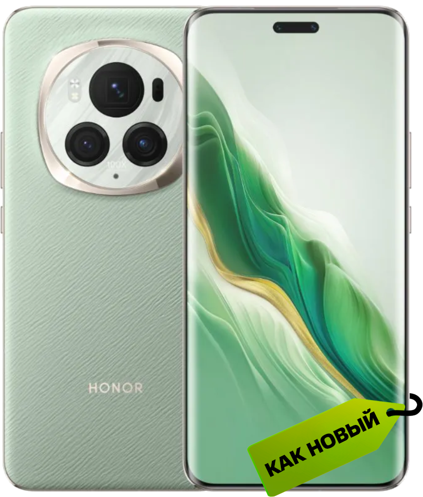 

Смартфон HONOR, Magic6 Pro 5G 12/512 Гб Зеленый "Как новый"