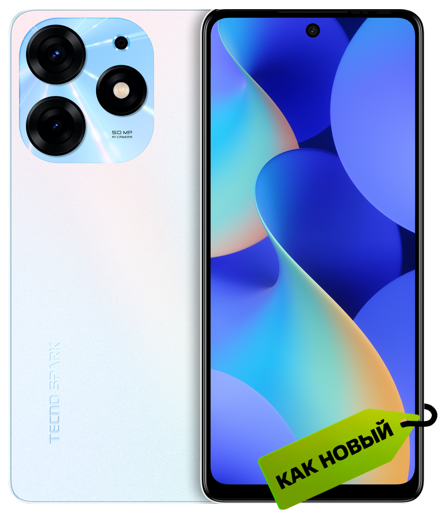 

Смартфон TECNO, Spark 10 Pro 8/128 Гб Белый "Как новый"