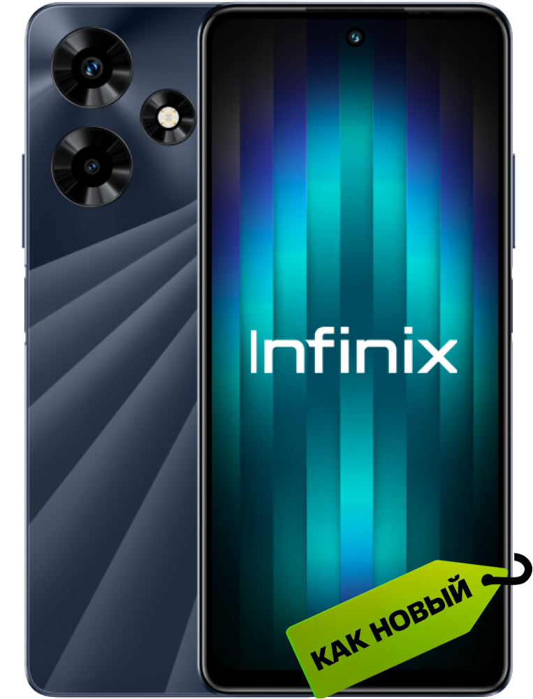 

Смартфон Infinix, HOT 30 4/128 ГБ Черный «Как новый»