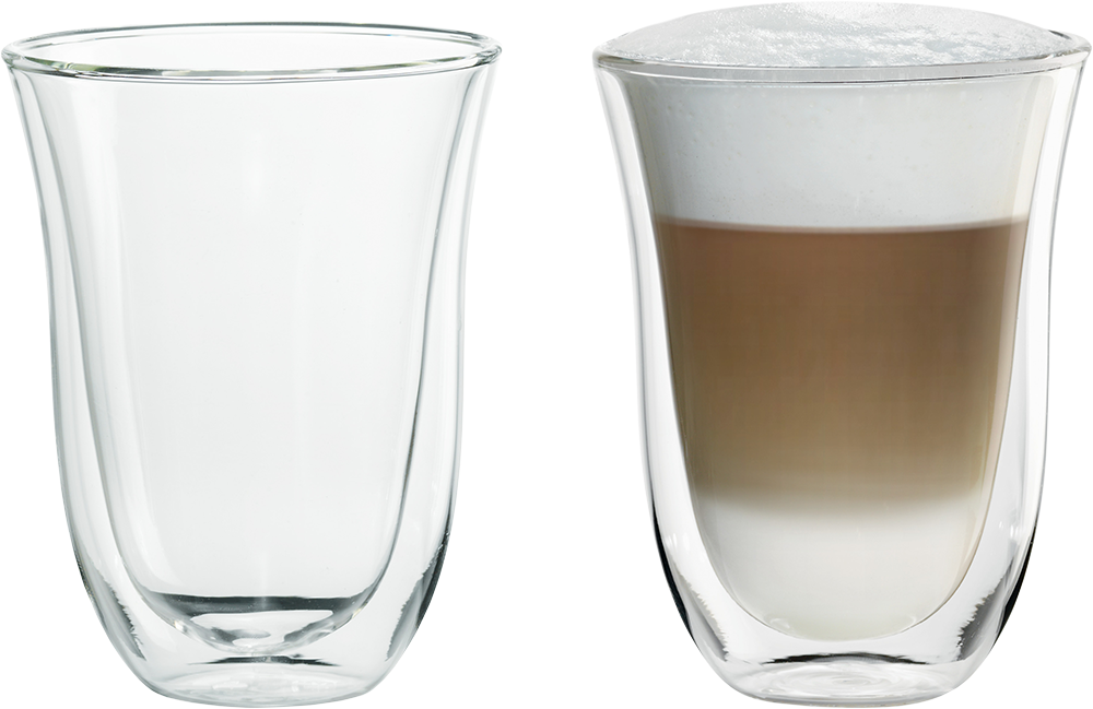 Набор стаканов DeLonghi Latte cups DLSC312 220 мл 7000-4432 - фото 2