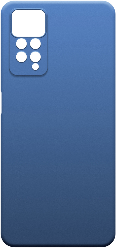 Чехол-накладка Borasco Xiaomi Redmi Note 11 Pro Microfiber Синий