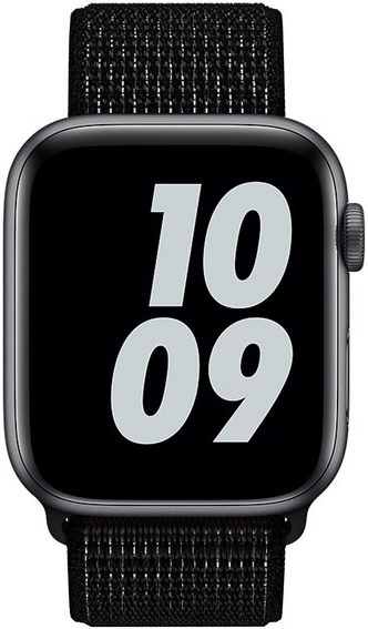 Ремешок для умных часов Krutoff Apple Watch 38/40мм нейлоновый Black 0400-2021 03358 Apple Watch 38/40мм нейлоновый Black - фото 2