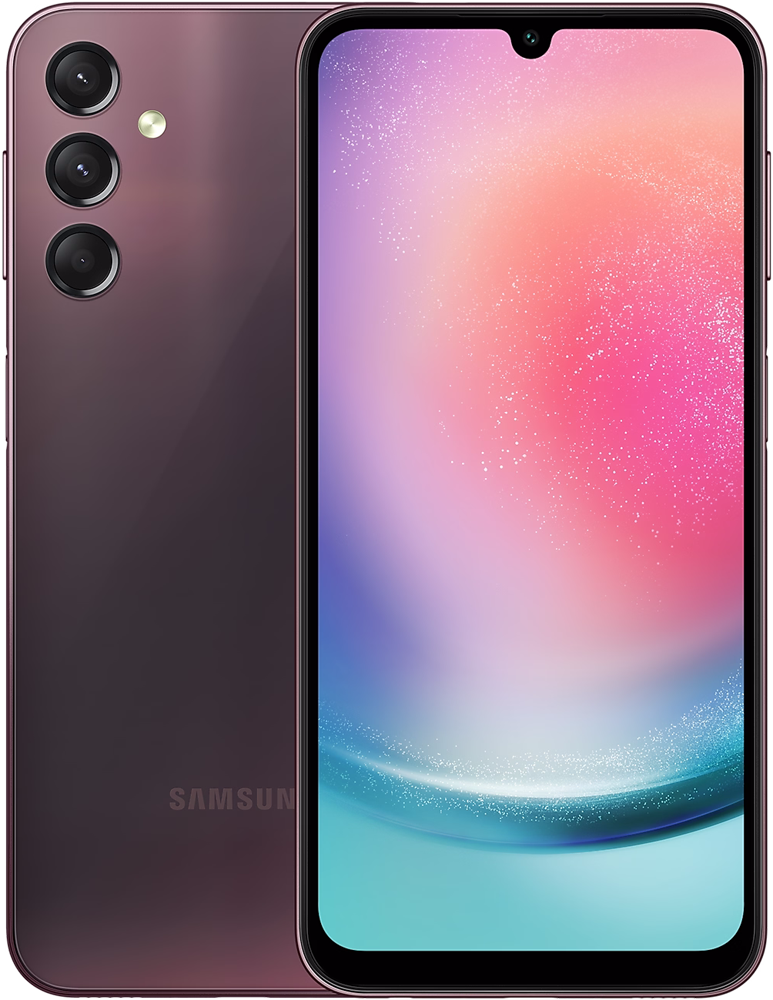 Смартфон Samsung Galaxy A24 6/128Gb Красный (SM-A245) сотовый телефон samsung sm a245 galaxy a24 8 128gb silver