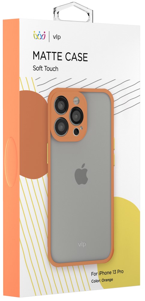 Клип-кейс VLP iPhone 13 Pro Matte Case Orange 0313-9949 - фото 2