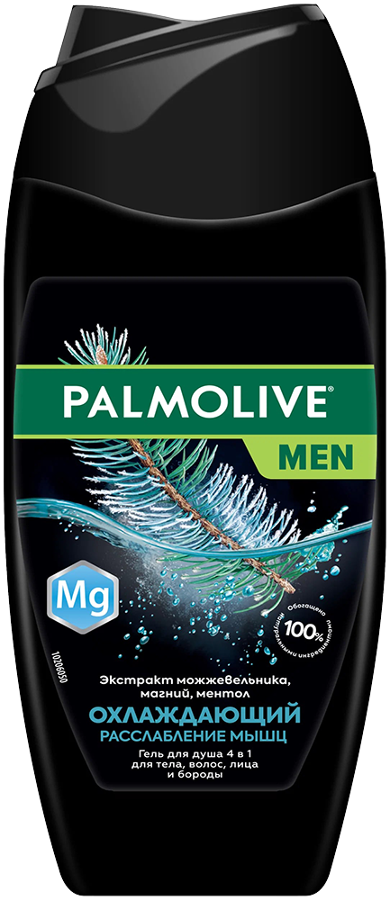 Гель для душа Palmolive Men Охлаждающий Расслабление Мышц с ментолом и магнием 4в1 250мл