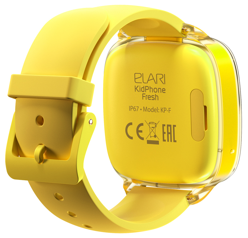 Детские часы Elari KidPhone Fresh Yellow 0200-1997 - фото 2