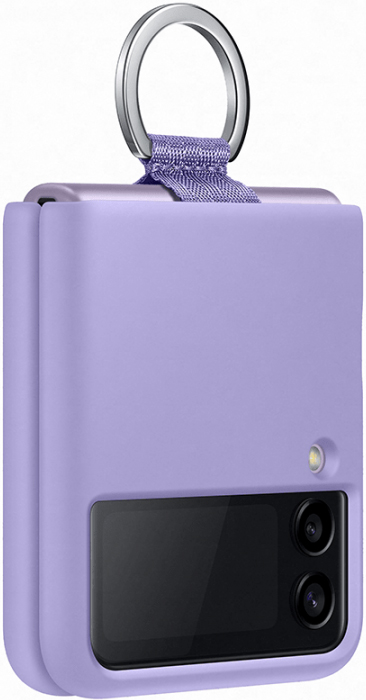 Клип-кейс Samsung Galaxy Z Flip3 Silicone Cover с кольцом Lavender (EF-PF711TVEGRU) 0313-9180 Galaxy Z Flip3 Silicone Cover с кольцом Lavender (EF-PF711TVEGRU) - фото 2