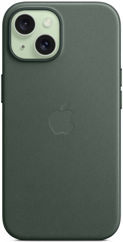 Чехол-накладка Apple iPhone 15 Plus FineWoven Case with MagSafe Вечнозеленый 3100-0092 iPhone 15 Plus - фото 2
