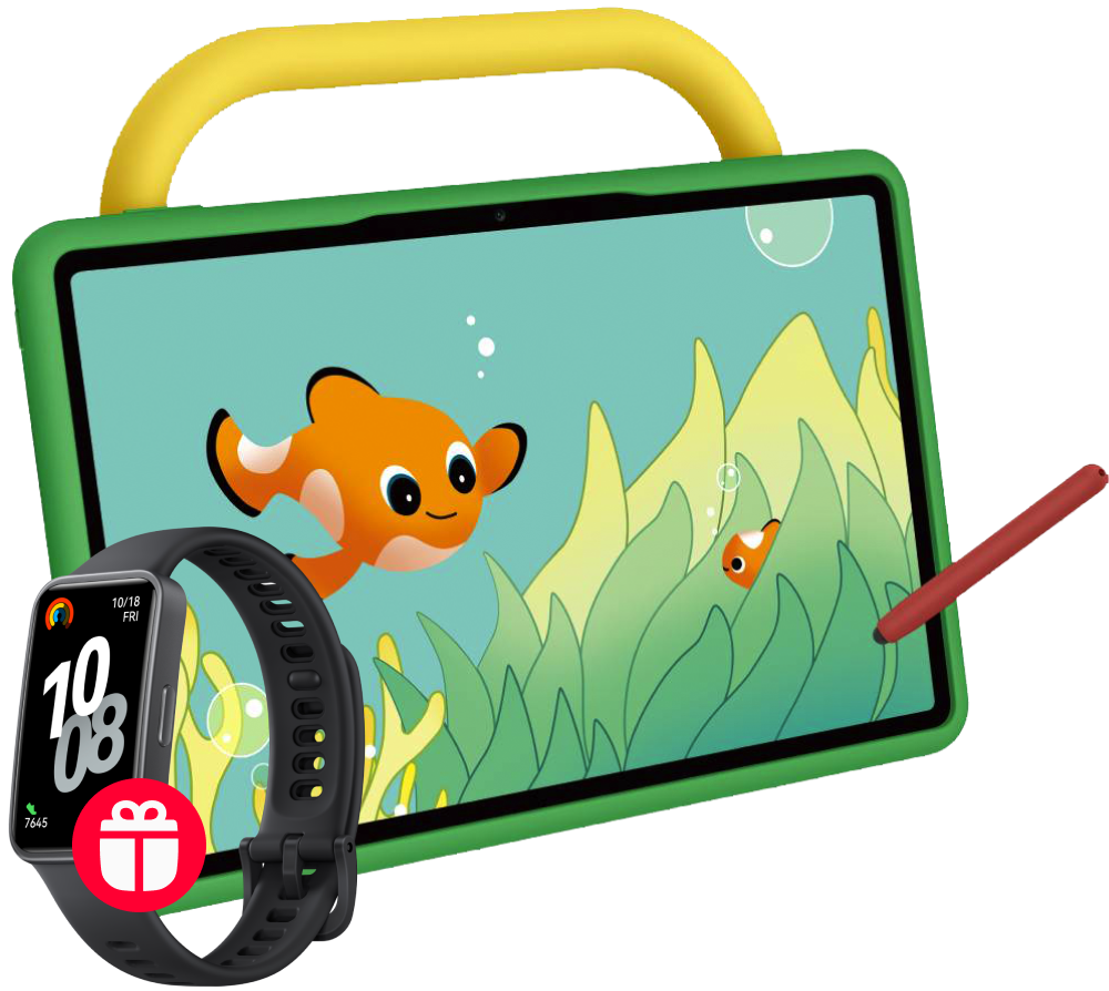 

Планшет HUAWEI, MatePad SE Kids 2024 11" 4/128 Гб Wi-Fi Серый (53014AYJ)