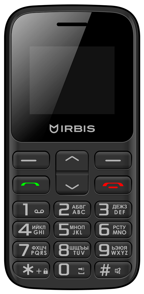 Мобильный телефон Irbis SF65 Dual sim Black мобильный телефон nokia 230 dual sim black